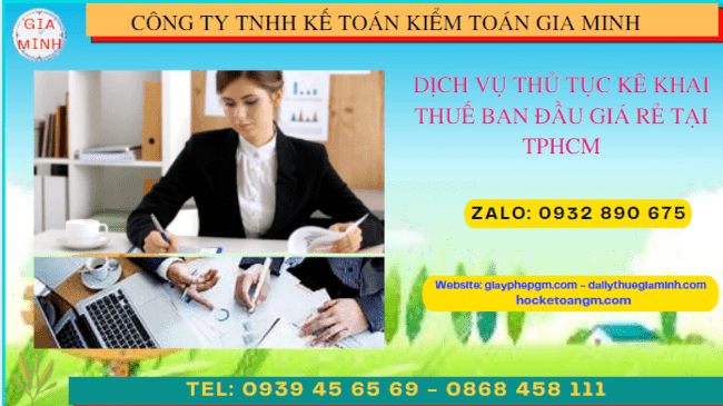 Dịch vụ kê khai thuế ban đầu giá rẻ tại Lạng Sơn