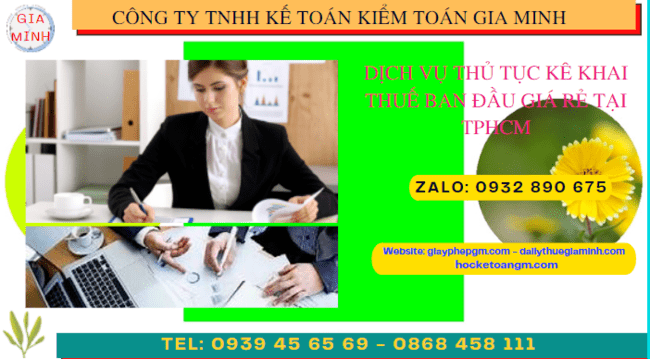 Dịch vụ kê khai thuế ban đầu giá rẻ tại Phú Yên