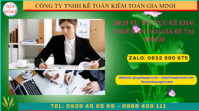 Dịch vụ kê khai thuế ban đầu giá rẻ tại Quảng Trị