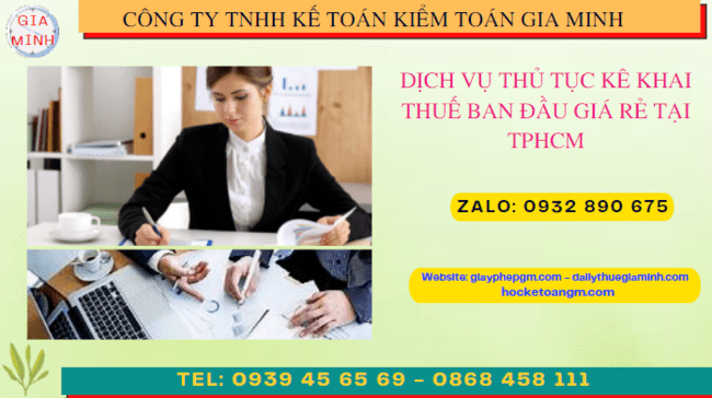 Dịch vụ kê khai thuế ban đầu giá rẻ tại Thành Phố Huế 6 Dịch vụ kê khai thuế ban đầu giá rẻ tại Thành Phố Huế