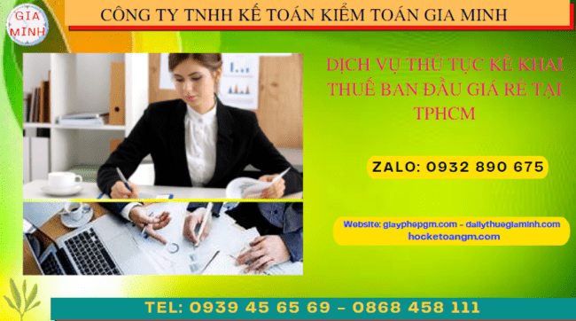 Dịch vụ kê khai thuế ban đầu giá rẻ tại Thừa Thiên Huế