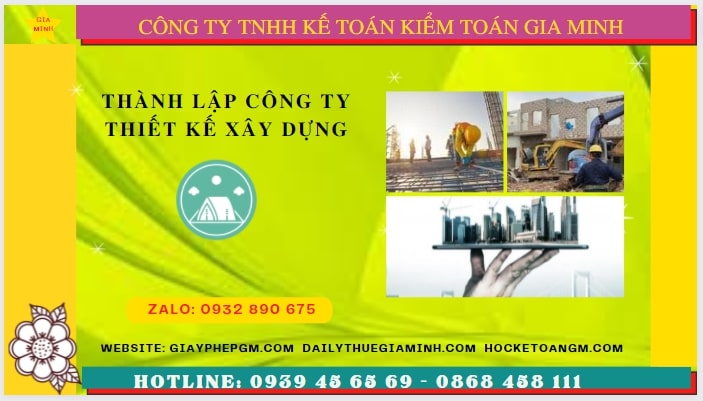 Điều kiện thành lập công ty thiết kế xây dựng tại Bắc Ninh