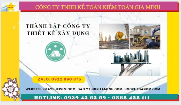 Điều kiện thành lập công ty thiết kế xây dựng tại Long An