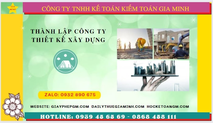 Điều kiện thành lập công ty thiết kế xây dựng tại Nam Định