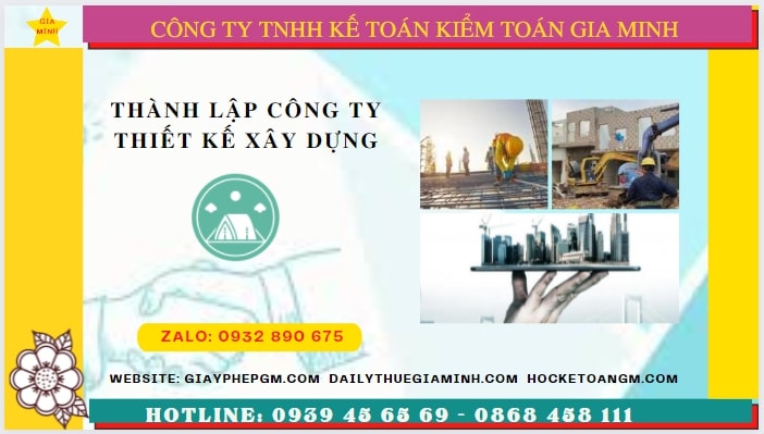 Điều kiện thành lập công ty thiết kế xây dựng tại Ninh Bình