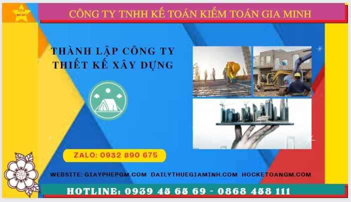 Điều kiện thành lập công ty thiết kế xây dựng tại Phú Thọ