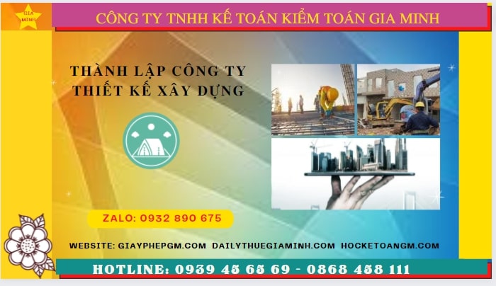 Điều kiện thành lập công ty thiết kế xây dựng tại Thành phố Châu Đốc