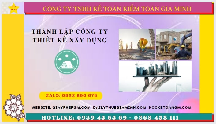 Điều kiện thành lập công ty thiết kế xây dựng tại TP Hồ Chí Minh