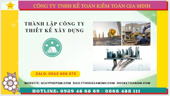 Điều kiện thành lập công ty thiết kế xây dựng tại TT Huế