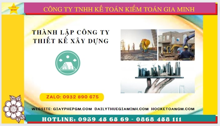 Điều kiện thành lập công ty thiết kế xây dựng tại Vĩnh Phúc