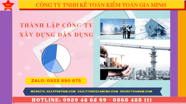 Điều kiện thành lập công ty xây dựng dân dụng tại Hà Nội