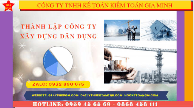 Điều kiện thành lập công ty xây dựng dân dụng tại Sóc Trăng