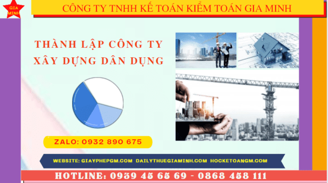 Thành lập công ty xây dựng dân dụng tại thành phố châu đốc 4 Điều kiện thành lập công ty xây dựng dân dụng tại Thành phố Châu Đốc