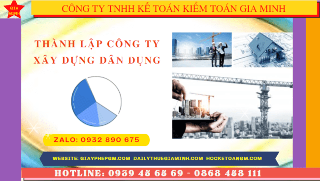 Điều kiện thành lập công ty xây dựng dân dụng tại TP Hải Phòng 