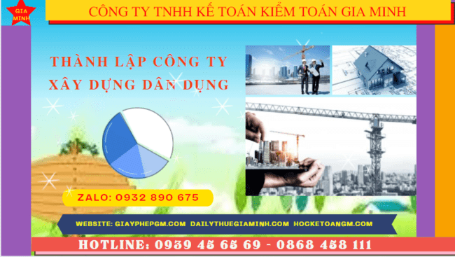 Điều kiện thành lập công ty xây dựng dân dụng tại Trà Vinh