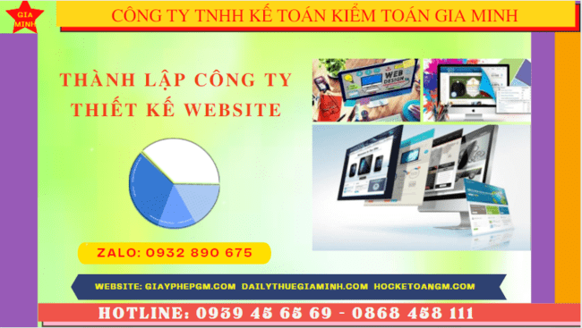 Điều kiện và thủ tục thành lập công ty thiết kế website tại Bà Rịa Vũng Tàu