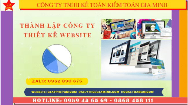 Điều kiện và thủ tục thành lập công ty thiết kế website tại Bình Định