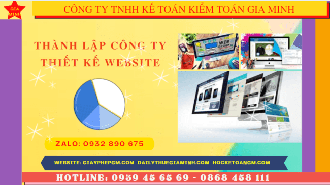 Điều kiện và thủ tục thành lập công ty thiết kế website tại Hà Giang