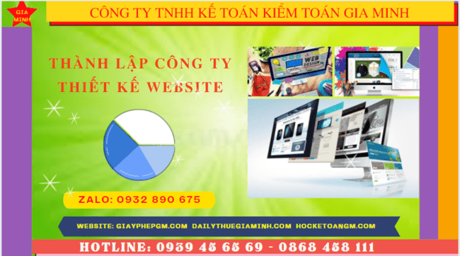 Điều kiện và thủ tục thành lập công ty thiết kế website tại Phú Thọ