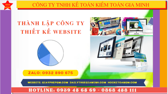 Điều kiện và thủ tục thành lập công ty thiết kế website tại TPHCM