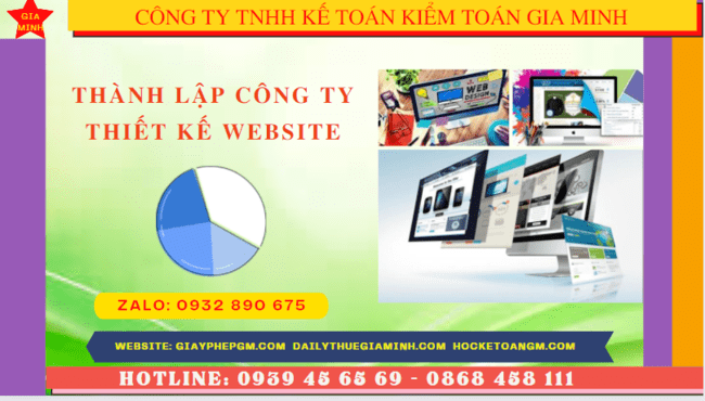 Điều kiện và thủ tục thành lập công ty thiết kế website tại Vĩnh Long