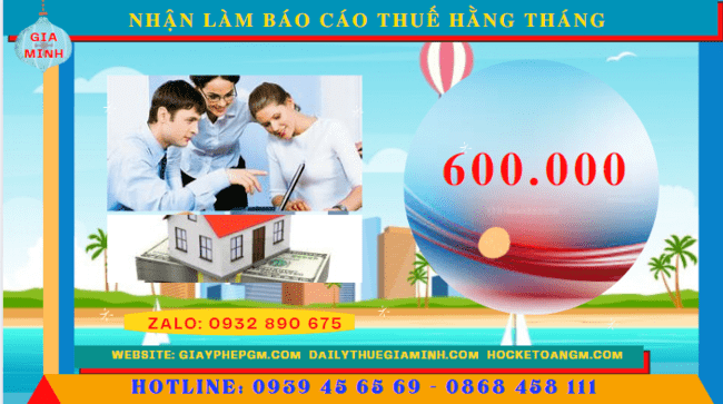 NHẬN LÀM BÁO CÁO THUẾ HÀNG THÁNG TẠI ĐIỆN BIÊN 8 Giá dịch vụ báo cáo thuế hàng tháng giá rẻ tại Điện Biên
