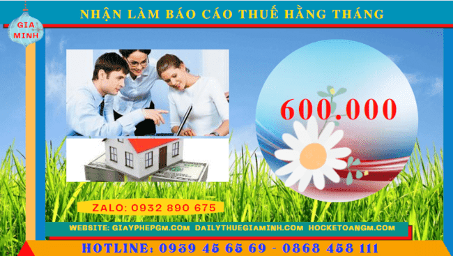 Giá dịch vụ báo cáo thuế hàng tháng giá rẻ tại Hòa Bình