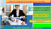 NHẬN LÀM BÁO CÁO THUẾ HÀNG THÁNG TẠI LONG AN 8 Nhận làm báo cáo thuế hàng tháng giá rẻ tại Long An