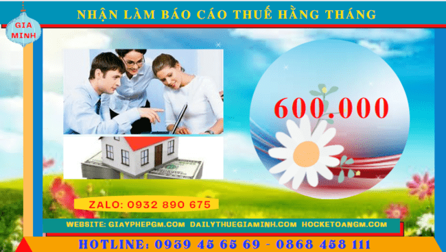 Nhận làm báo cáo thuế hàng tháng tại Thái Nguyên 9 Giá dịch vụ báo cáo thuế hàng tháng giá rẻ tại Thái Nguyên