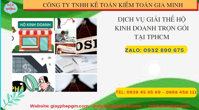Giải thể hộ kinh doanh trọn gói Bến Tre
