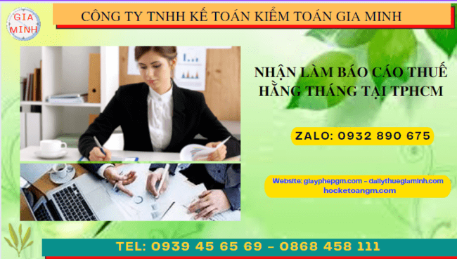NHẬN LÀM BÁO CÁO THUẾ HÀNG THÁNG TẠI CAO BẰNG 4 Hướng dẫn chi tiết cách làm báo cáo thuế hàng tháng tại Cao Bằng