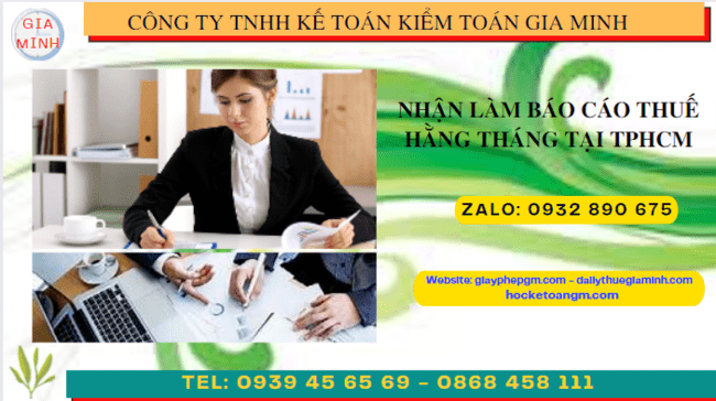 NHẬN LÀM BÁO CÁO THUẾ HÀNG THÁNG TẠI HẢI DƯƠNG 6 Hướng dẫn chi tiết cách làm báo cáo thuế hàng tháng tại Hải Dương