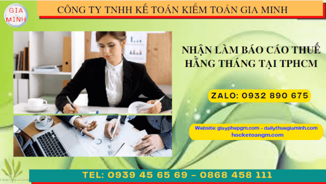 NHẬN LÀM BÁO CÁO THUẾ HÀNG THÁNG TẠI LONG AN 5 Hướng dẫn chi tiết cách làm báo cáo thuế hàng tháng tại Long An