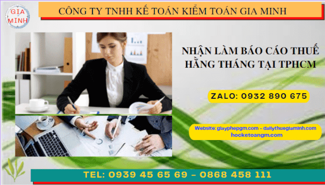 NHẬN LÀM BÁO CÁO THUẾ HÀNG THÁNG TẠI NAM ĐỊNH 5 Hướng dẫn chi tiết cách làm báo cáo thuế hàng tháng tại Nam Định