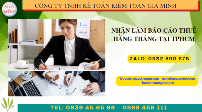 Hướng dẫn chi tiết cách làm báo cáo thuế hàng tháng tại Thành phố Thủ Đức
