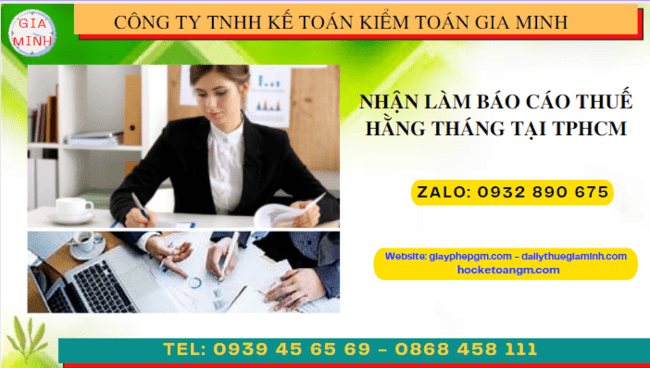 Hướng dẫn chi tiết cách làm báo cáo thuế hàng tháng tại Thành phố Châu Đốc