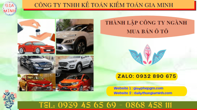 Hướng dẫn chi tiết cách thành lập công ty kinh doanh ô tô tại Bà Rịa Vũng Tàu