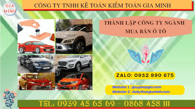Hướng dẫn chi tiết cách thành lập công ty kinh doanh ô tô tại Bình Định