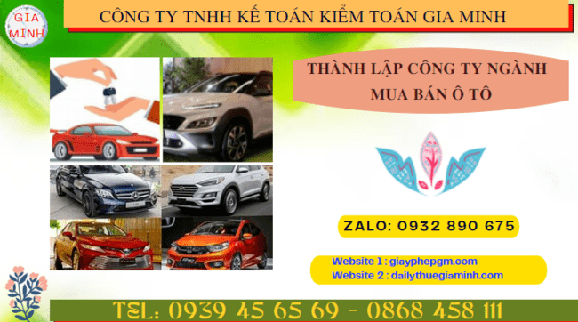 Hướng dẫn chi tiết cách thành lập công ty kinh doanh ô tô tại Bình Dương