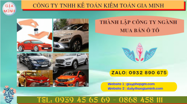 Hướng dẫn chi tiết cách thành lập công ty kinh doanh ô tô tại Bình Phước