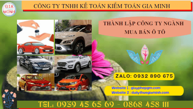 Hướng dẫn chi tiết cách thành lập công ty kinh doanh ô tô tại Cần Thơ