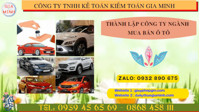 Hướng dẫn chi tiết cách thành lập công ty kinh doanh ô tô tại Hà Nội