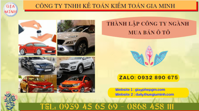 Hướng dẫn chi tiết cách thành lập công ty kinh doanh ô tô tại Huế