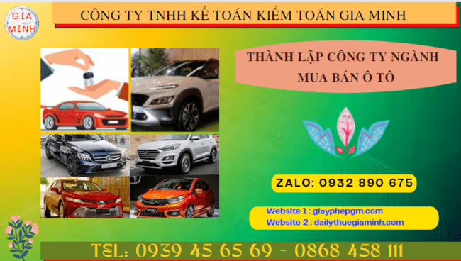 Hướng dẫn chi tiết cách thành lập công ty kinh doanh ô tô tại Nam Định