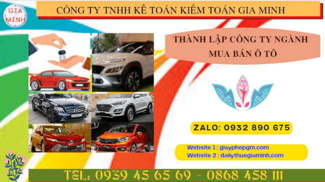 Hướng dẫn chi tiết cách thành lập công ty kinh doanh ô tô tại Ninh Bình