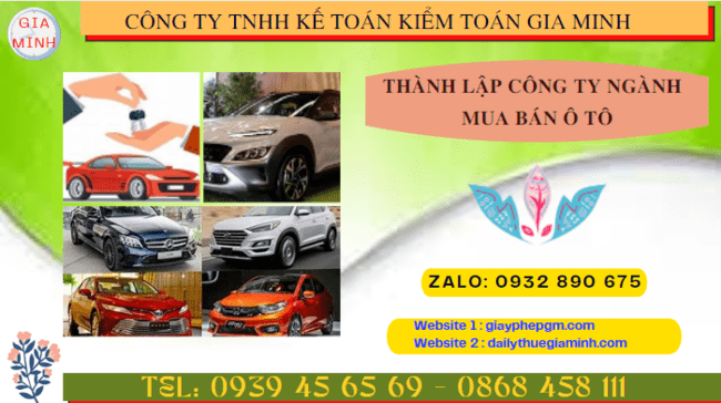 Hướng dẫn chi tiết cách thành lập công ty kinh doanh ô tô tại Ninh Thuận