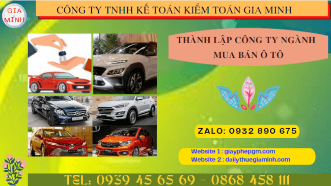 Hướng dẫn chi tiết cách thành lập công ty kinh doanh ô tô tại Phú Yên