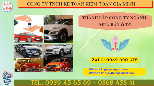 Hướng dẫn chi tiết cách thành lập công ty kinh doanh ô tô tại Thái Bình