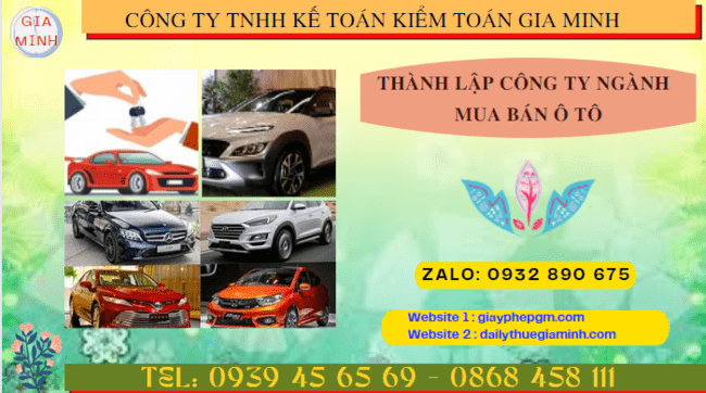 Hướng dẫn chi tiết cách thành lập công ty kinh doanh ô tô tại Thành Phố Cần Thơ