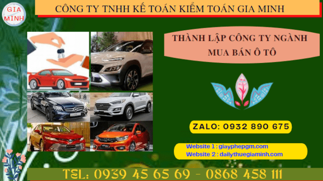 Hướng dẫn chi tiết cách thành lập công ty kinh doanh ô tô tại Thành Phố Hà Nội